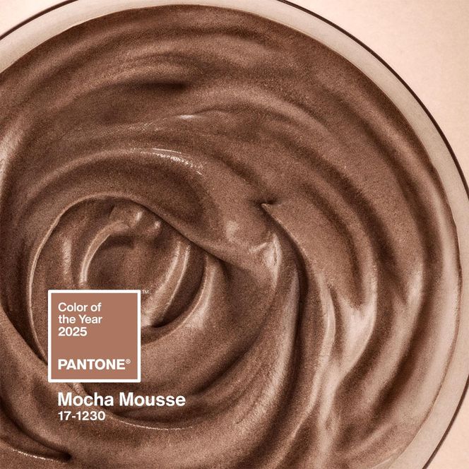 Kolor Roku 2025 Pantone - Mocha Mousse