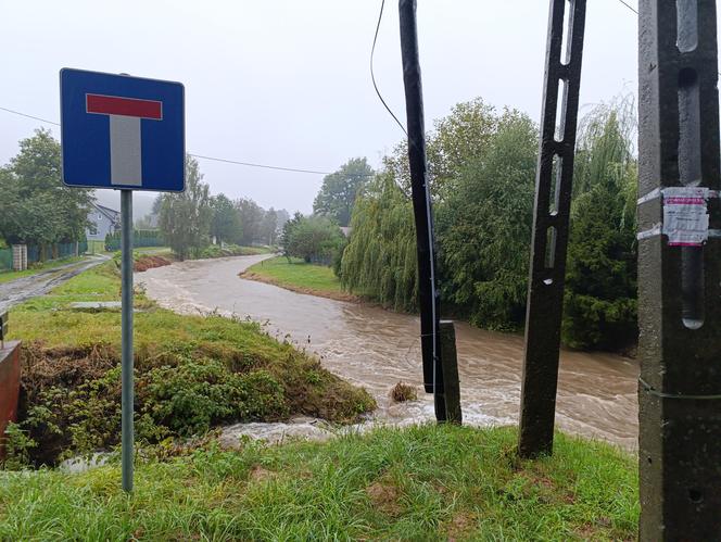 Zagrożenie powodziowe w Jarnołtówku w województwie opolskim. Mieszkańcy boją się powtórki z 1997