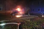 Seria podpaleń samochodów w Zabrzu-Rokitnicy. w nocy spłonęło 12 aut