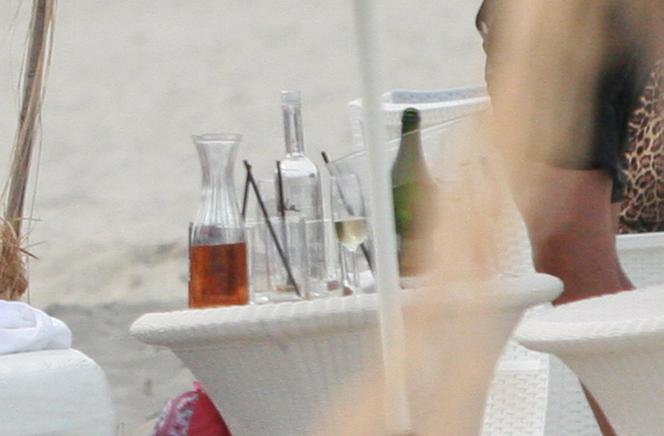 Sławomir Peszko na plaży