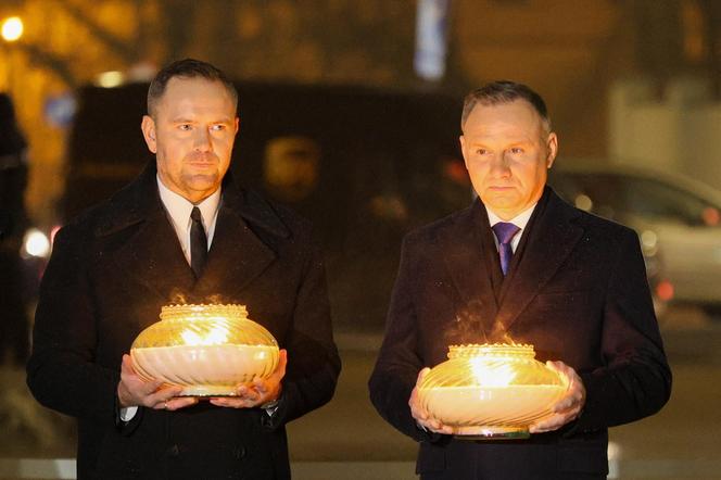 Prezydent oddał hołd ofiarom stanu wojennego. Wspominał górników i Popiełuszkę