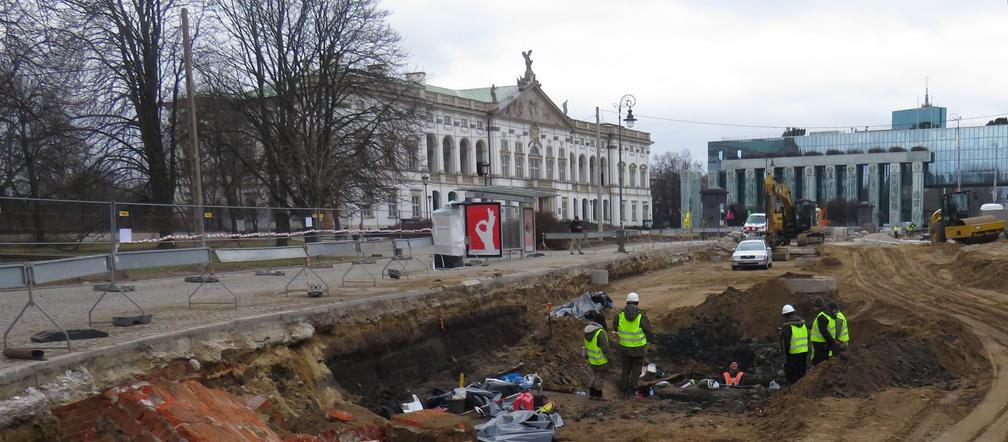 Niesamowite odkrycia archeologiczne na placu Krasińskich