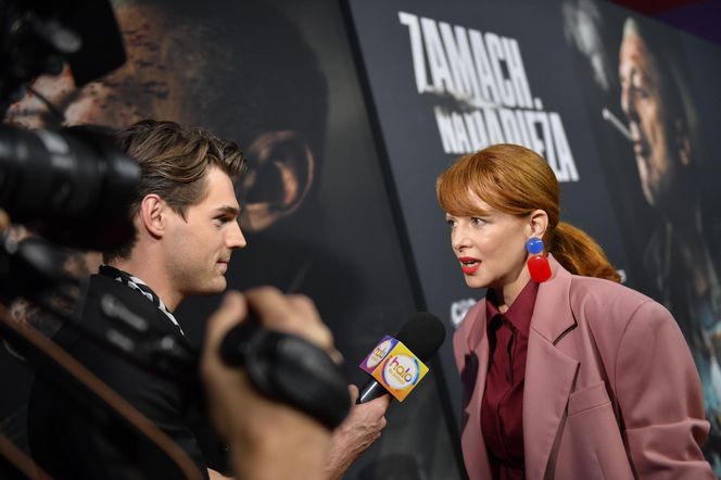 Gwiazdy na premierze filmu "Zamach na papieża" Władysława Pasikowskiego