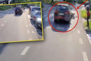 Potrącił nastolatka na pasach i uciekł! Policja szybko go znalazła. Przerażające nagranie