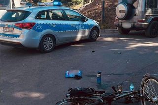 Potrącenie rowerzysty w Tarnowskich Górach. 81-latek kierował jednośladem pod wpływem alkoholu