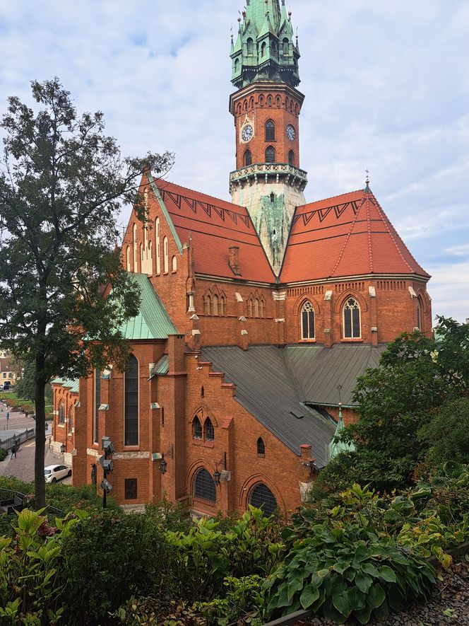 Ogród za kościołem św. Józefa w Krakowie