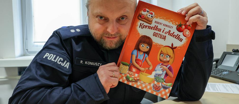 Robert Koniuszy, rzecznik prasowy Komendy Rejonowej Warszawa Mokotów
