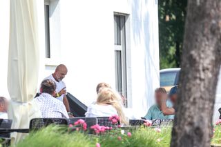 Michał Probierz na polu golfowym