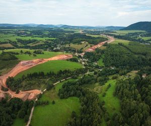 Autostrada D11 w Czechach - zdjęcia z budowy - sierpień 2025