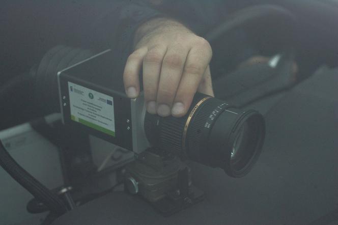 Samochód z fotoradarem Inspekcji Ruchu Drogowego