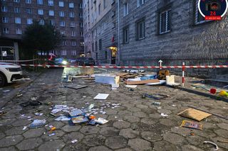 Wybuch gazu na częstochowskiej 