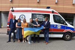 POMOC dla Ukrainy - KARETKA z Tarnowa dla Szpitala Wojskowego w Połtawie [ZDJĘCIA] 