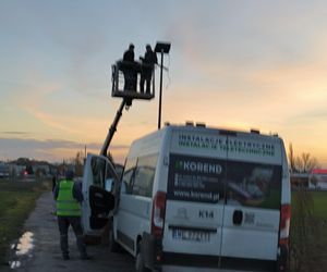 Nowe lampy na Antonińskiej