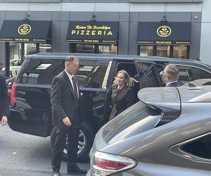 Pierwsza dama Marta Nawrocka w Pierożku na Greenpoincie