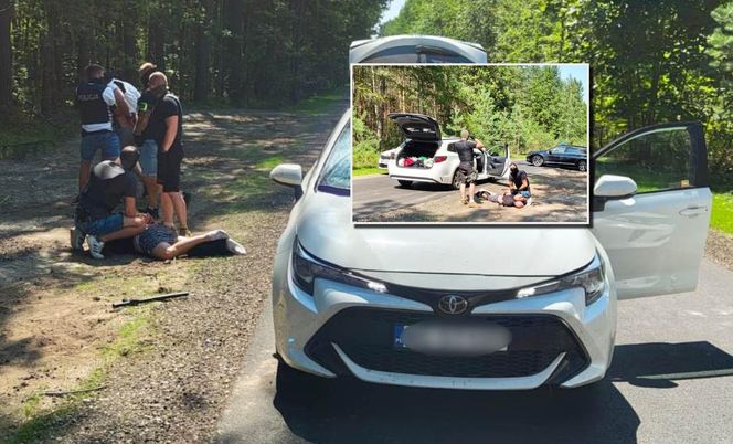 Pod osłoną nocy kradli gotówkę i biżuterię. Wpadli na leśnej drodze!