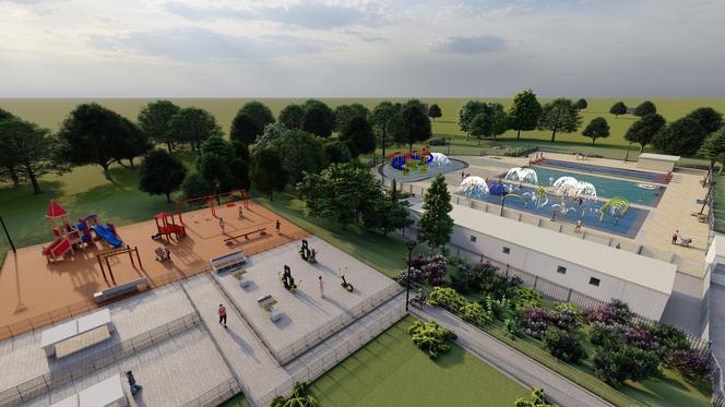Kończą się prace przy budowie basenu w Czeladzi. Obiekt w Parku Grabek ma zostać przekazany miastu przez wykonawcę 22 czerwca