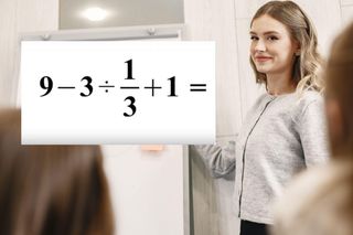 Ile to jest 9-3÷1/3+1? Mózg gotuje się od samego patrzenia na to równanie matematyczne!