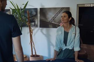 M jak miłość odc. 1557. Łukasz (Jakub Józefowicz), Kasia Stawska (Paulina Lasota)