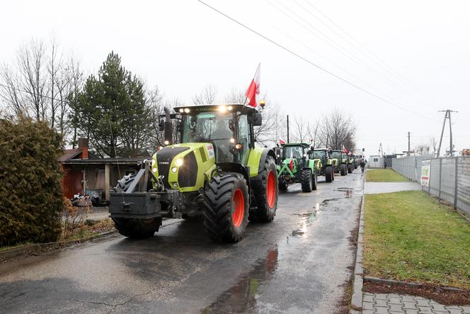 Strajk rolników. Na Śląsku blokują główne drogi