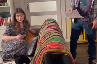 Barwy szczęścia. Agata (Natalia Zambrzycka), Hubert (Marek Molak)