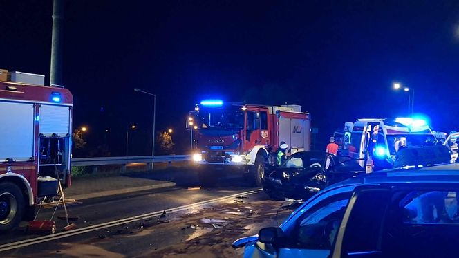 29.07.25 Starachowice. Wypadek na wiadukcie