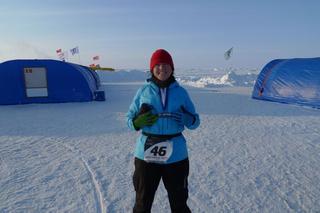 Anna Szetela na trzecim miejscu w maratonie na biegunie północnym