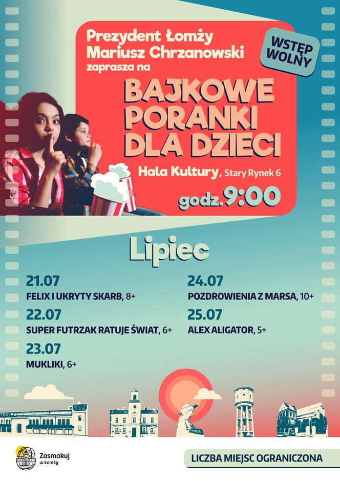 Bajkowe Poranki ruszą już niebawem w Łomży. Co można będzie obejrzeć?