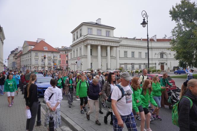 313. Warszawska Pielgrzymka Piesza na Jasną Górę - wymarsz z Warszawy