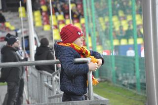 Korona Kielce - ŁKS Łódź. Zdjęcia kibiców na Suzuki Arenie