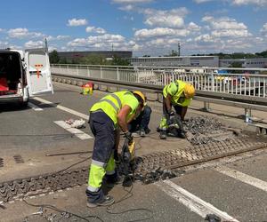 Remont mostu na autostradowej obwodnicy Wrocławia - A4