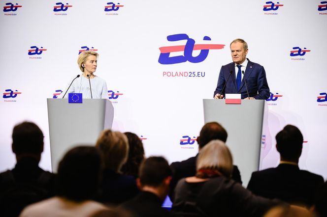 Donald Tusk spotkał się z Ursulą von der Leyen. Zapowiada deportacje cudzoziemców