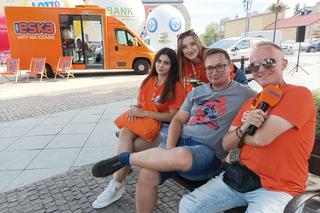 Ekipa ESKA Summer City podczas pierwszego dnia 53. Chmielaków Krasnostawskich