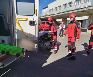 Powiatowe ćwiczenia strażackie w szpitalu wojewódzkim w Siedlcach
