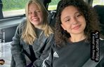 M jak miłość nowy sezon. Lenka (Olga Cybińska), nowa koleżanka (Sofiia Stelmakh) na planie