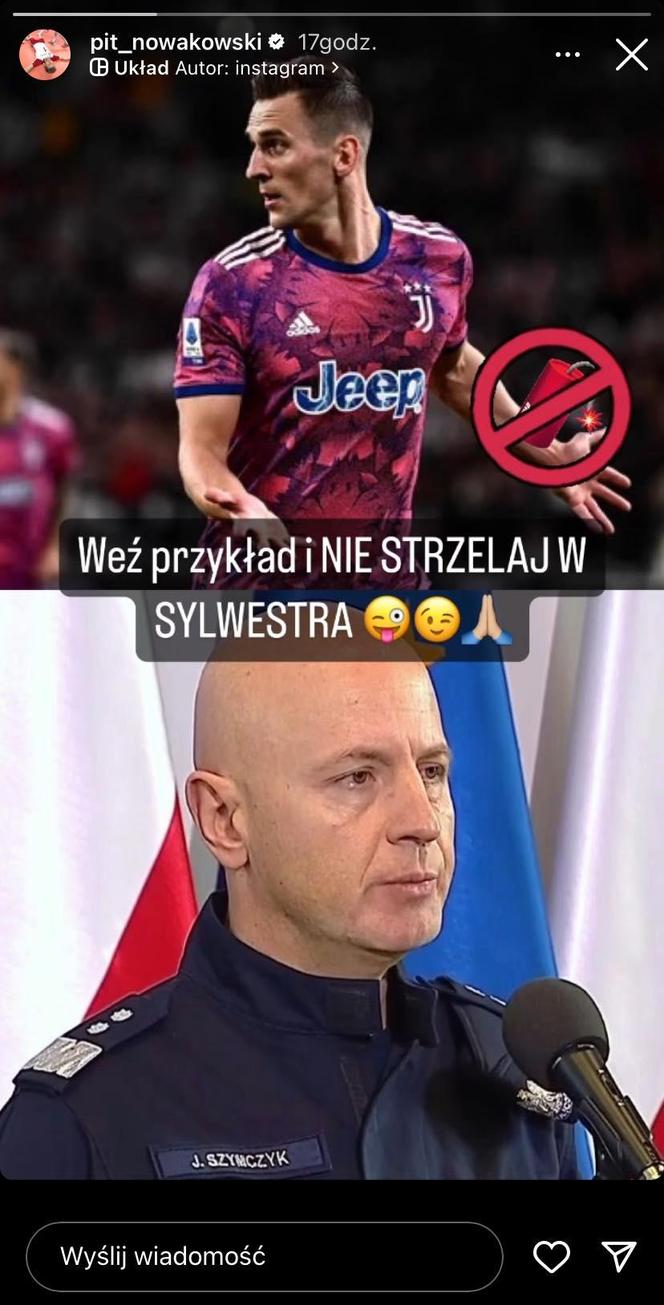 Piotr Nowakowski szaleje w mediach społecznościowych