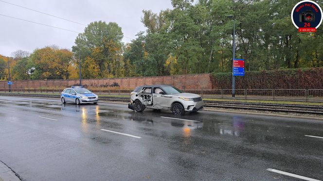Wypadek na Woli. Sprawcy uciekli z miejsca zdarzenia