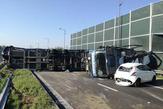 Wypadek na DK1 w Tychach