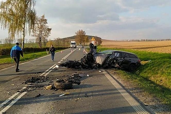 Trzy osoby ranne w wypadku na krajowej ósemce