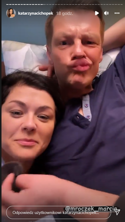 M jak miłość. Katarzyna Cichopek i Marcin Mroczek na planie na planie