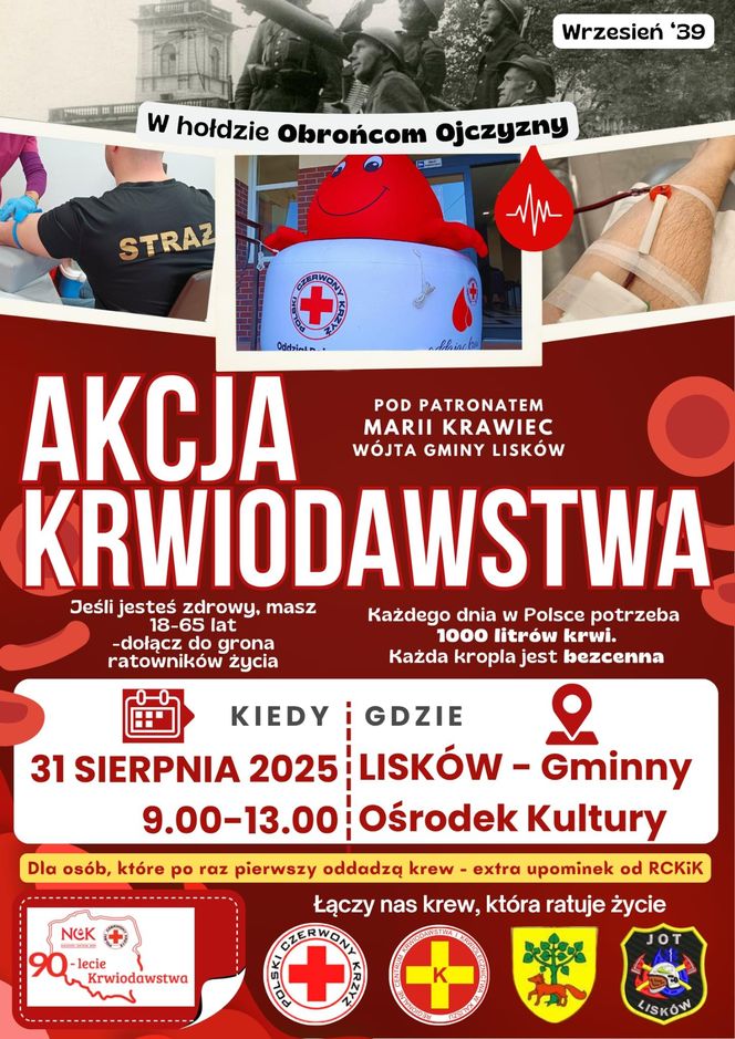 Krew nie ma wakacji. Kurczą się zapasy tego cennego leku w RCKiK w Kaliszu