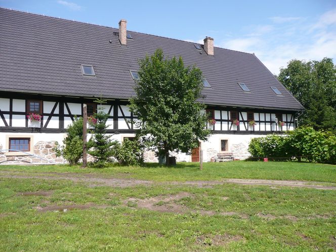 Remont domu szachulcowego w Płóczkach Górnych (Dolny Śląsk)