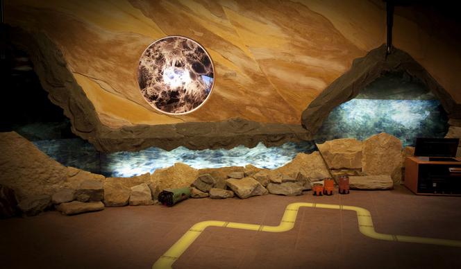 Model złoża ropno-gazowego / sala gazownicza