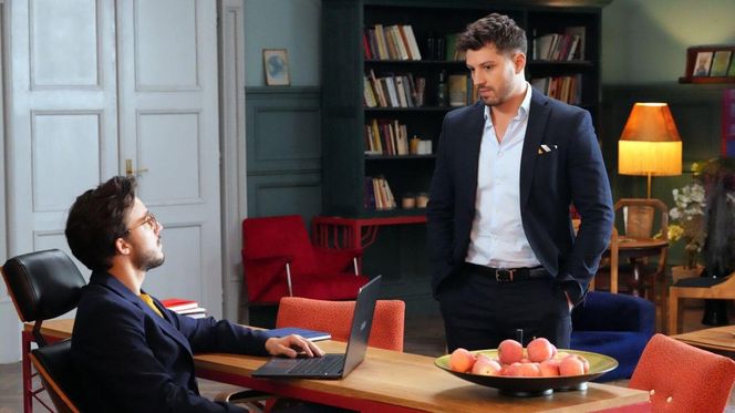 Barwy szczęścia odc. 3249. Justin (Jasper Sołtysiewicz), Kajtek (Jakub Dmochowski)