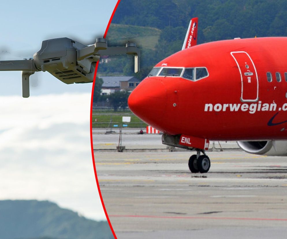 Norwegia. Drony zakłóciły rejsy dwóch samolotów pasażerskich