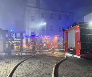 Na szczęście w pożarze hali w Kałuszynie nikt nie zginął