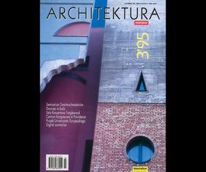 Okładka Miesięcznik Architektura 03/1995