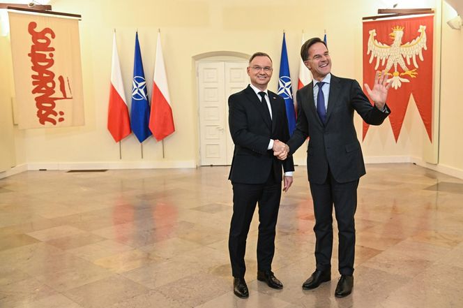 Prezydent Andrzej Duda spotkał się z nowym sekretarzem generalnym NATO Markiem Rutte