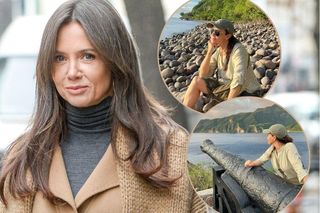 Kinga Rusin zwiedza rajską wyspę i rozmyśla nad dronami. Mrożące i abstrakcyjne zestawienie