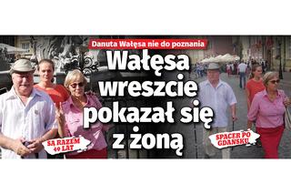 Wałęsa wreszcie pokazał się z żoną. Metamorfoza Danuty Wałęsy [ZDJĘCIA] 