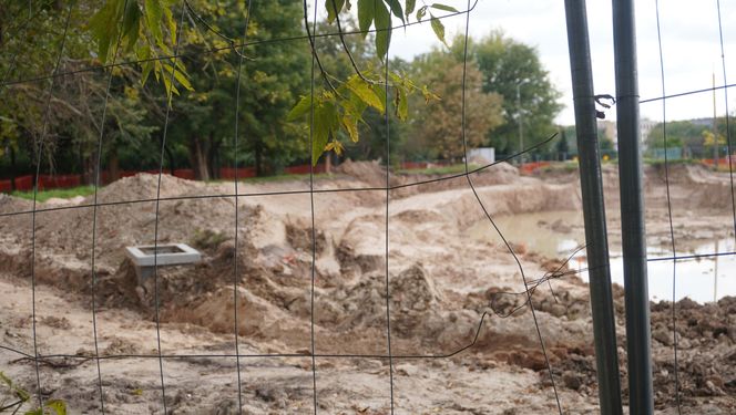 Park Kusocińskiego w Olsztynie będzie jeszcze piękniejszy. Zajrzeliśmy na plac budowy